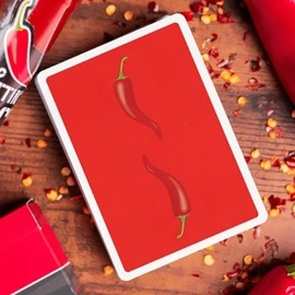 Spielkarten Gettin' Spicy - Chili Pepper Playing Cards by OPC
