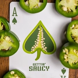 Spielkarten Gettin' Saucy - Jalapeno Pepper Playing Cards by OPC