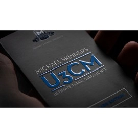 Michael Skinner's Ultimate 3 Card Monte BLUE by Murphy's Magic 
