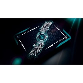 Spielkarten Aqua Falcon Throwing Cards by Rick Smith Jr. and De'vo