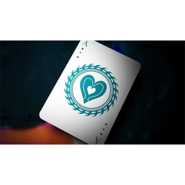 Spielkarten Aqua Falcon Throwing Cards (Foil) by Rick Smith Jr. and De'vo
