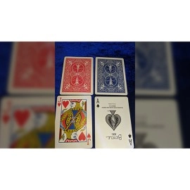 Magnetic Cards (2 pack/Blue Jokers) by Chazpro Magic