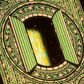 Spielkarten Sacred Fire (Emerald Flare) Playing Cards by Riffle Shuffle