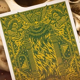 Spielkarten Sacred Fire (Emerald Flare) Playing Cards by Riffle Shuffle