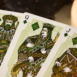 Spielkarten Sacred Fire (Emerald Flare) Playing Cards by Riffle Shuffle