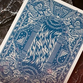 Spielkarten Sacred Fire (Sapphire Blaze) Playing Cards by Riffle Shuffle