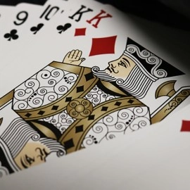 Spielkarten Bicycle Aureo Black Playing Cards