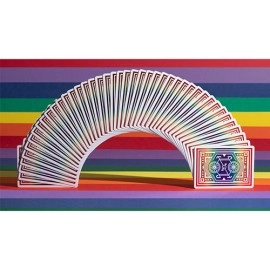 Spielkarten DKNG Rainbow Wheels (Orange) Playing Cards by Art of Play