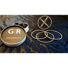 GIR Ring Set GOLD (Gimmick and Online Instructions) by Matthew Garrett