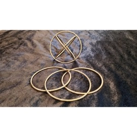 GIR Ring Set GOLD (Gimmick and Online Instructions) by Matthew Garrett