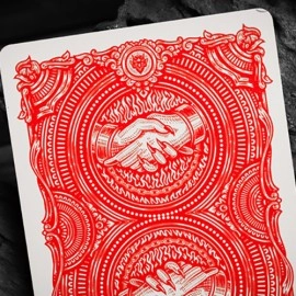 Spielkarten Deal with the Devil (Scarlet Red) UV Playing Cards by Darkside Playing Card Co