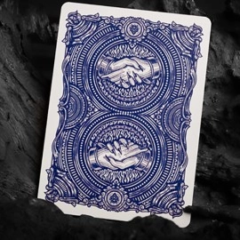 Spielkarten Deal with the Devil (Cobalt Blue) UV Playing Cards by Darkside Playing Card Co