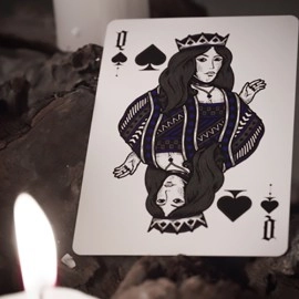 Spielkarten Deal with the Devil (Cobalt Blue) UV Playing Cards by Darkside Playing Card Co