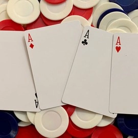 Spielkarten Gilded Red Bicycle Index Only Playing Cards