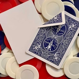 Spielkarten Stripper Bicycle Index Only Blue Playing Cards