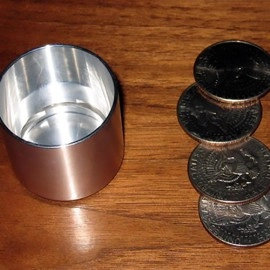 Leprechaun Sucker Cup Quarter/Euro by Chazpro Magic