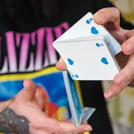 Spielkarten Trash & Burn (Blue) Playing Cards by Howlin' Jacks