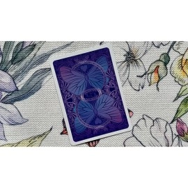 Spielkarten Gilded Bicycle Butterfly (Violet) Playing Cards
