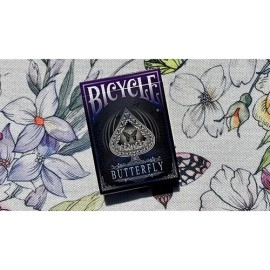 Spielkarten Gilded Bicycle Butterfly (Violet) Playing Cards