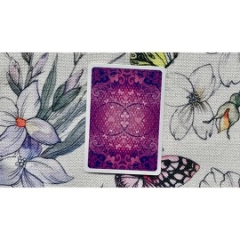 Spielkarten Gilded Bicycle Butterfly (Purple) Playing Cards