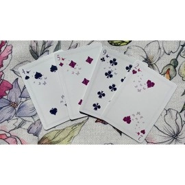 Spielkarten Gilded Bicycle Butterfly (Purple) Playing Cards