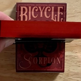 Spielkarten Gilded Bicycle Scorpion (Red) Playing Cards