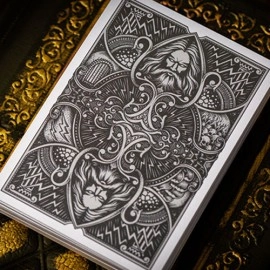 Spielkarten Zeus Sterling Silver Playing Cards by Chamber of Wonder