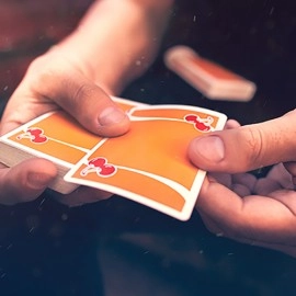 Spielkarten Cherry Casino Summerlin Sunset (Orange) Playing Cards by Pure Imagination Projects