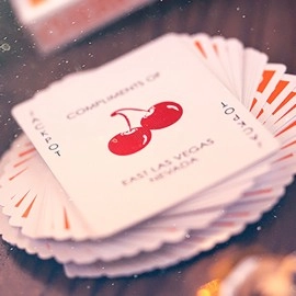 Spielkarten Cherry Casino Summerlin Sunset (Orange) Playing Cards by Pure Imagination Projects
