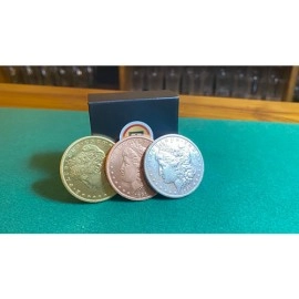Follow the Silver Walking Liberty (Gimmicks and Online Instructions) by Tango