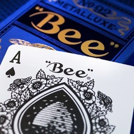 Spielkarten Bee Blue MetalLuxe Playing Cards by US Playing Card