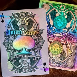 Spielkarten Holographic Legal Tender Playing Cards by Kings Wild