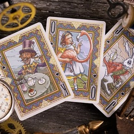 Spielkarten Alice in Wonderland Playing Cards by Kings Wild