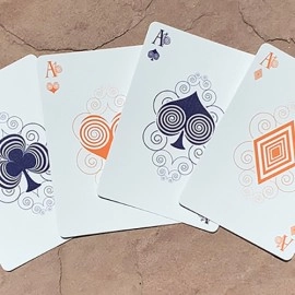 Spielkarten Bicycle Snail (Orange) Playing Cards