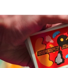 Spielkarten Superfly Butterfingers Red Playing Cards by Gemini