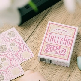 Spielkarten Tally-Ho Orchid by US Playing Card Co