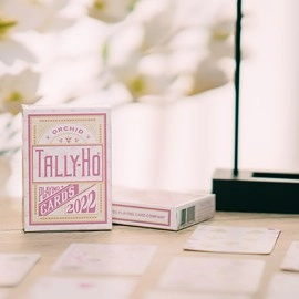 Spielkarten Tally-Ho Orchid by US Playing Card Co
