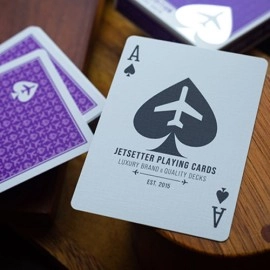 Spielkarten Lounge Edition in Passenger Purple by Jetsetter Playing Cards