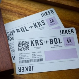 Spielkarten Lounge Edition in Passenger Purple by Jetsetter Playing Cards