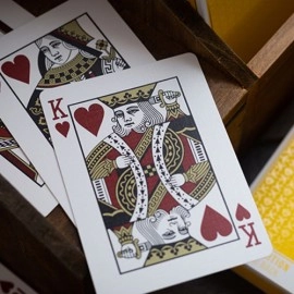 Spielkarten Lounge Edition in Taxiway Yellow by Jetsetter Playing Cards
