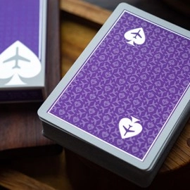 Spielkarten Limited Edition Lounge  in Passenger Purple by Jetsetter Playing Cards