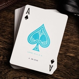 Spielkarten Jerry's Nugget (Icey Blue) Marked Monotone Playing Cards