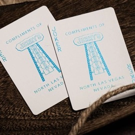 Spielkarten Jerry's Nugget (Icey Blue) Marked Monotone Playing Cards