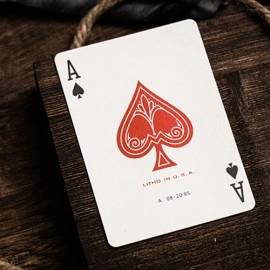 Spielkarten Jerry's Nugget (Atomic Red) Marked Monotone Playing Cards