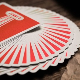 Spielkarten Jerry's Nugget (Atomic Red) Marked Monotone Playing Cards