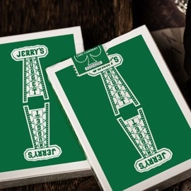 Spielkarten Jerry's Nugget (Felt Green) Marked Monotone Playing Cards