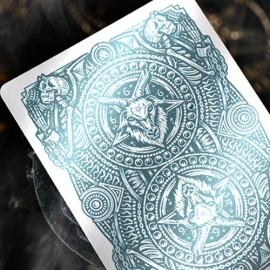 Spielkarten 666 V4 (Cyan) Playing Cards by Riffle Shuffle