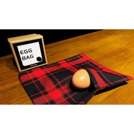 EGG BAG RED PLAID by Bacon Magic