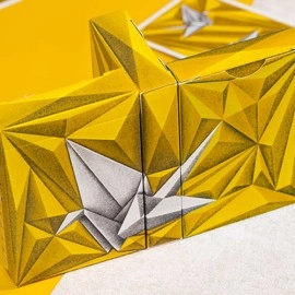 Spielkarten 1000 Cranes V3 Playing Cards by Riffle Shuffle
