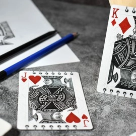 Spielkarten Gilded Bicycle Sketch Playing Cards